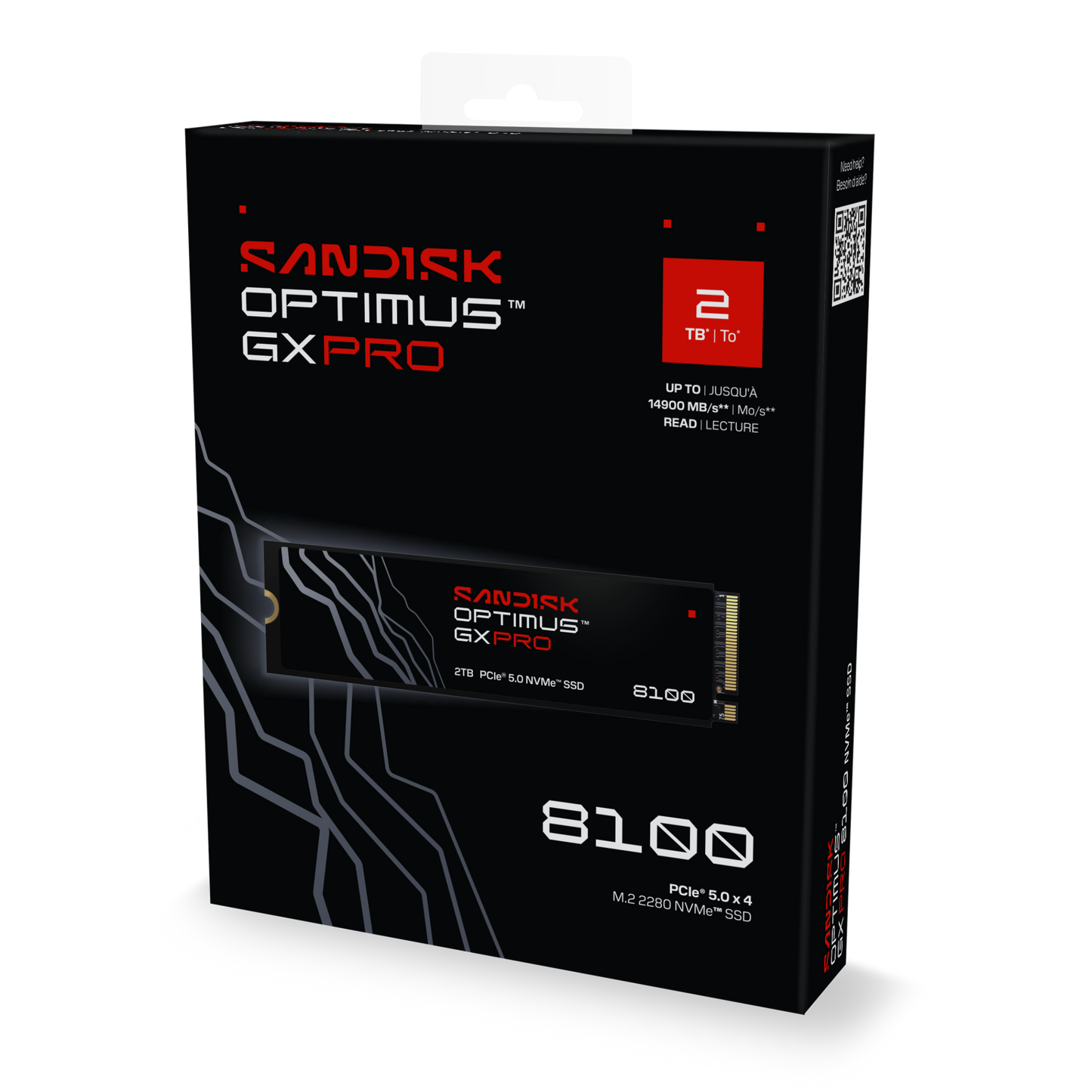 SANDISK Optimus™ GX PRO 8100 PCIe® 5.0 NVMe™ SSD (1TB/ 2TB)-Data Storage-futuromic