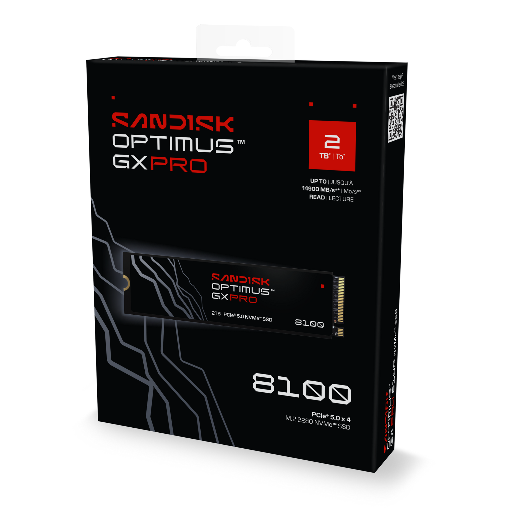 SANDISK Optimus™ GX PRO 8100 PCIe® 5.0 NVMe™ SSD (1TB/ 2TB)-Data Storage-futuromic