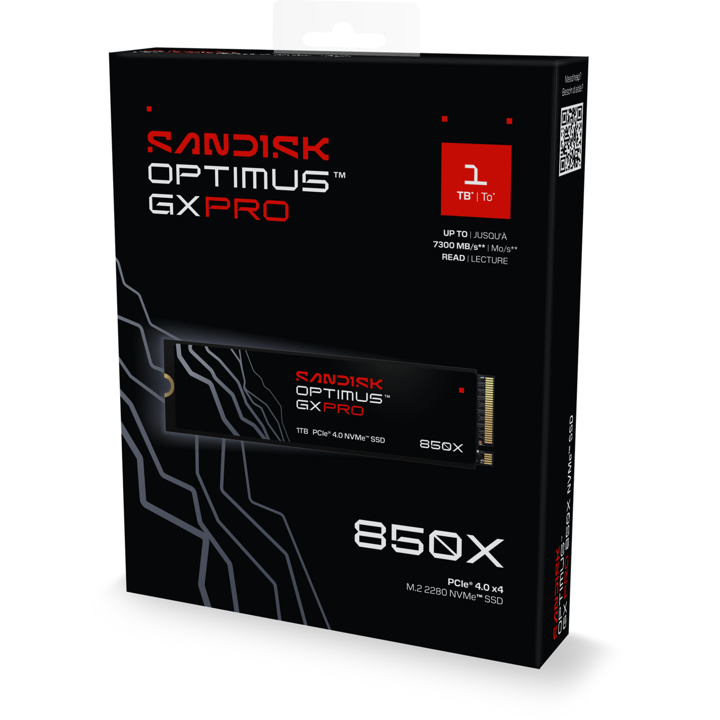 SANDISK Optimus™ GX PRO 850X NVMe™ SSD (1TB, 2TB)-Data Storage-futuromic