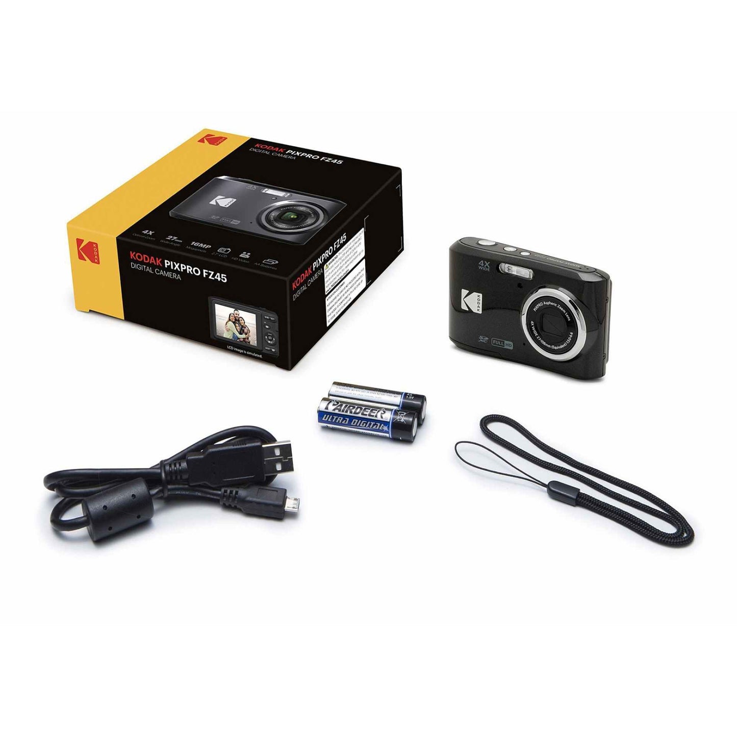 KODAK PIXPRO FZ45 Compact Digital Camera-Digital Compact Cameras-futuromic