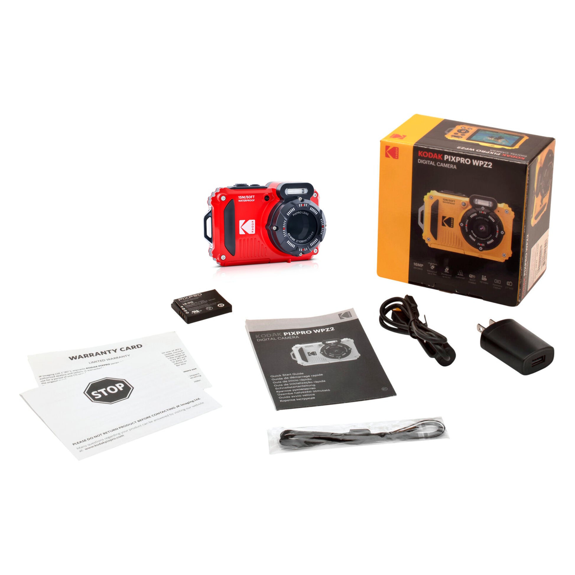 KODAK PIXPRO WPZ2 Digital Camera [ACTION SPORT]-Digital Compact Cameras-futuromic