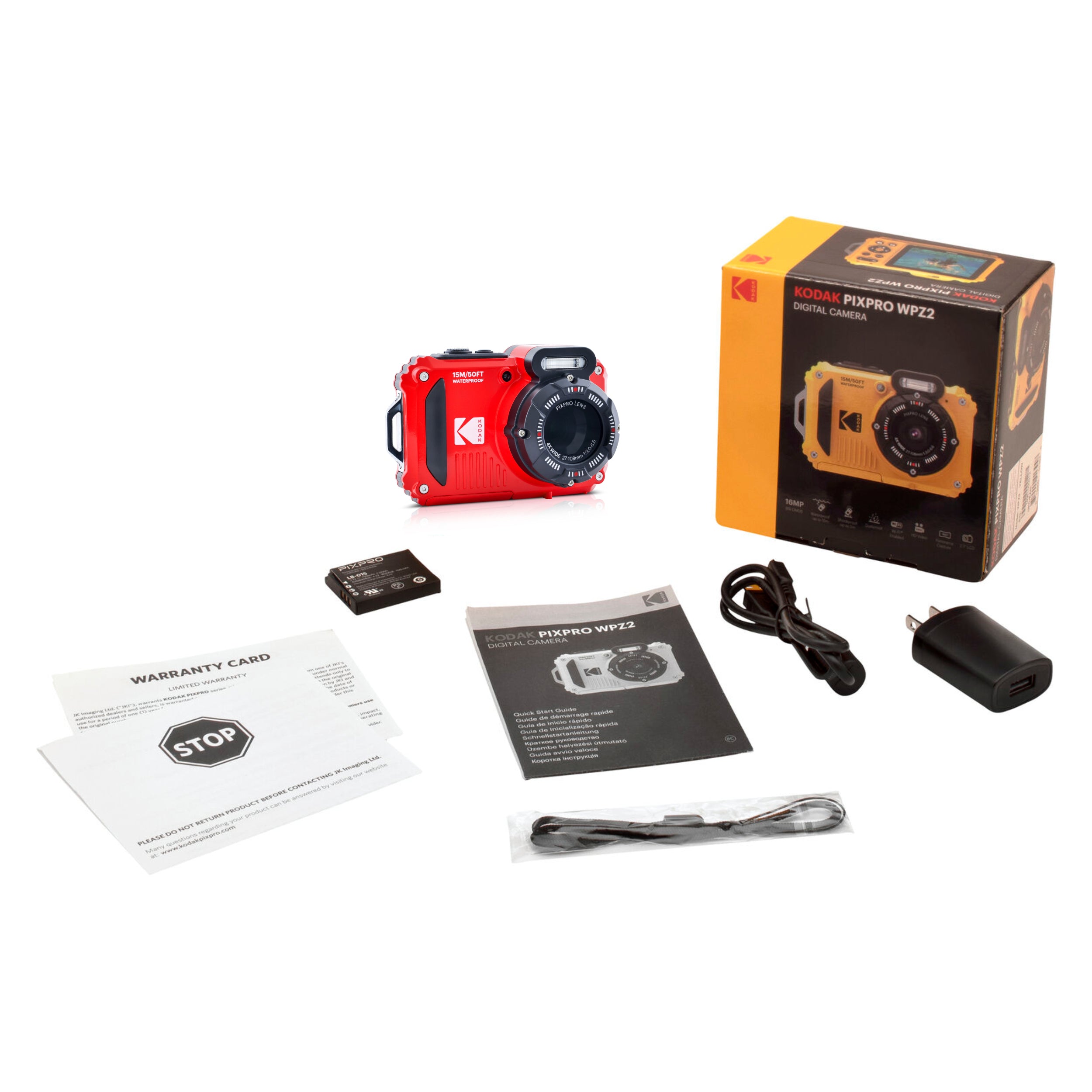 KODAK PIXPRO WPZ2 Digital Camera [ACTION SPORT]-Digital Compact Cameras-futuromic