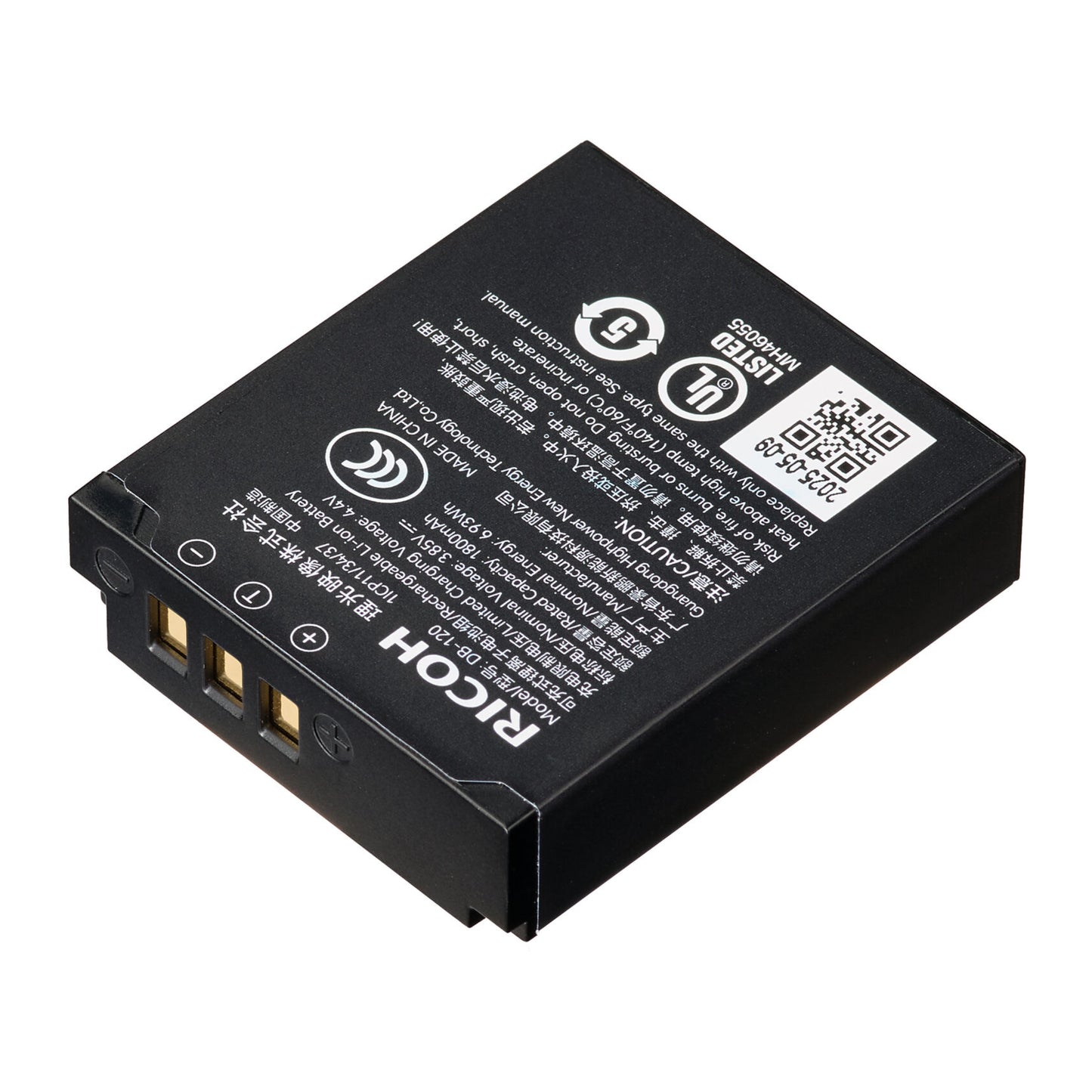 Ricoh DB-120 Rechargeable Battery-Camera Accessories-futuromic