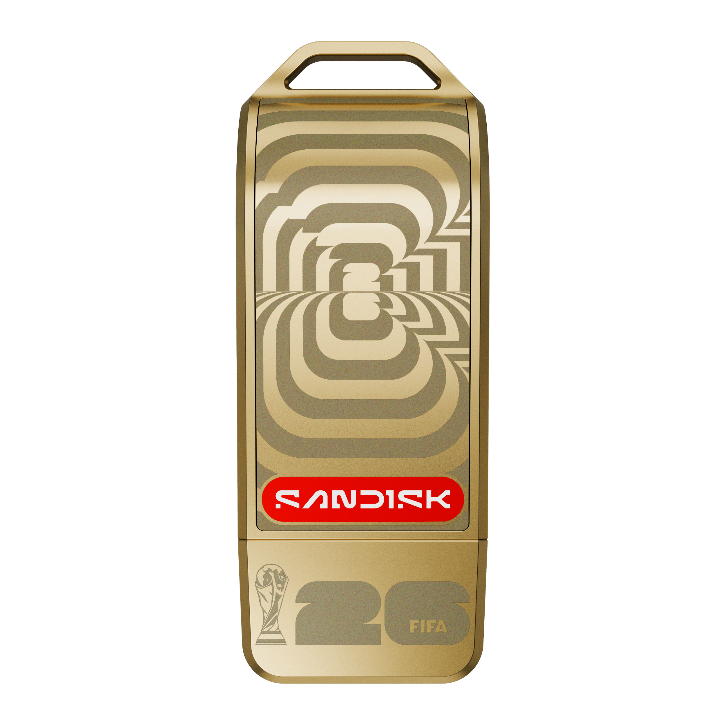 Sandisk® USB-C™ Flash Drive SDCZIA: FIFA World Cup 2026™ Gold Edition (128GB)-Data Storage-futuromic