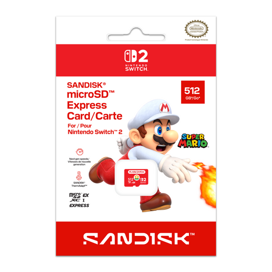 SANDISK® microSD™ Express Card for Nintendo Switch™ 2 (512GB)-Data Storage-futuromic