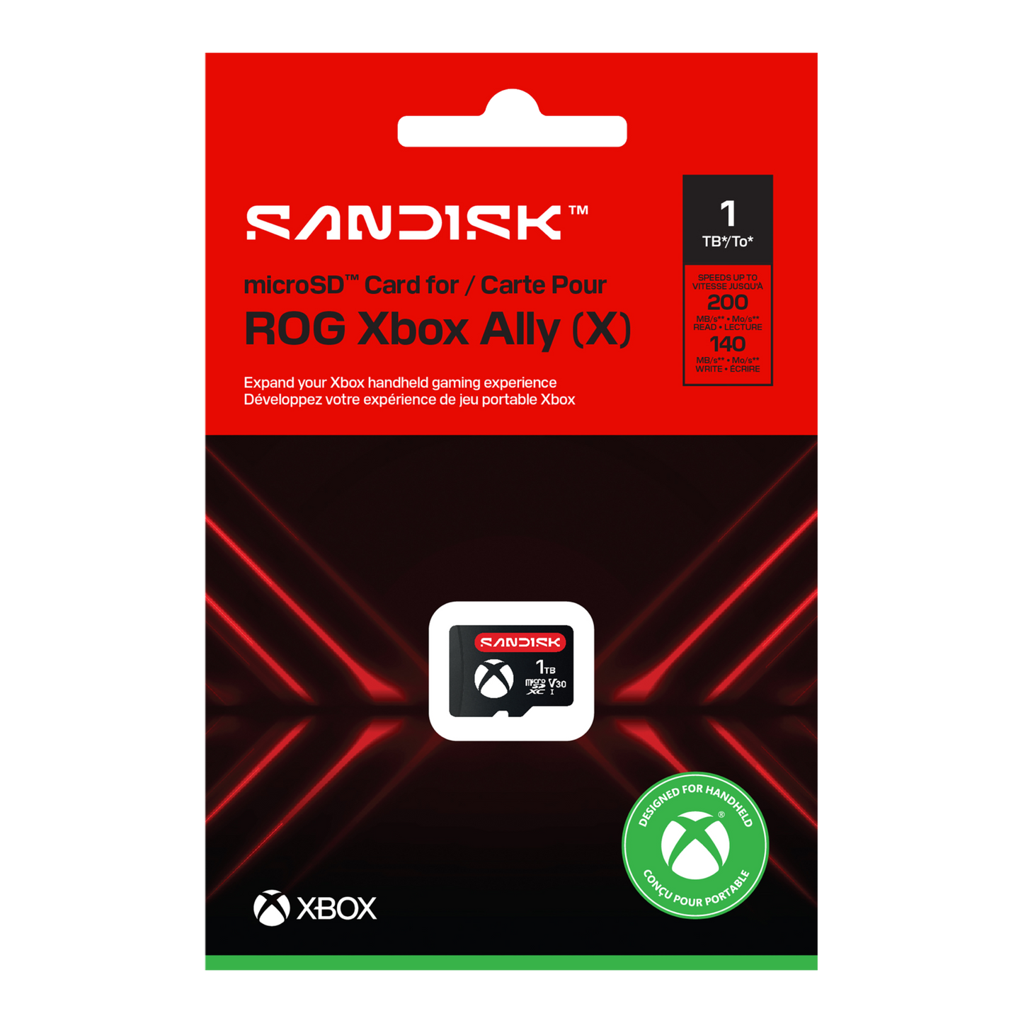Sandisk® microSD™ Card for ROG Xbox Ally (X) Officially Xbox Licensed SQXKN (512GB/ 1TB/ 2TB)-Data Storage-futuromic