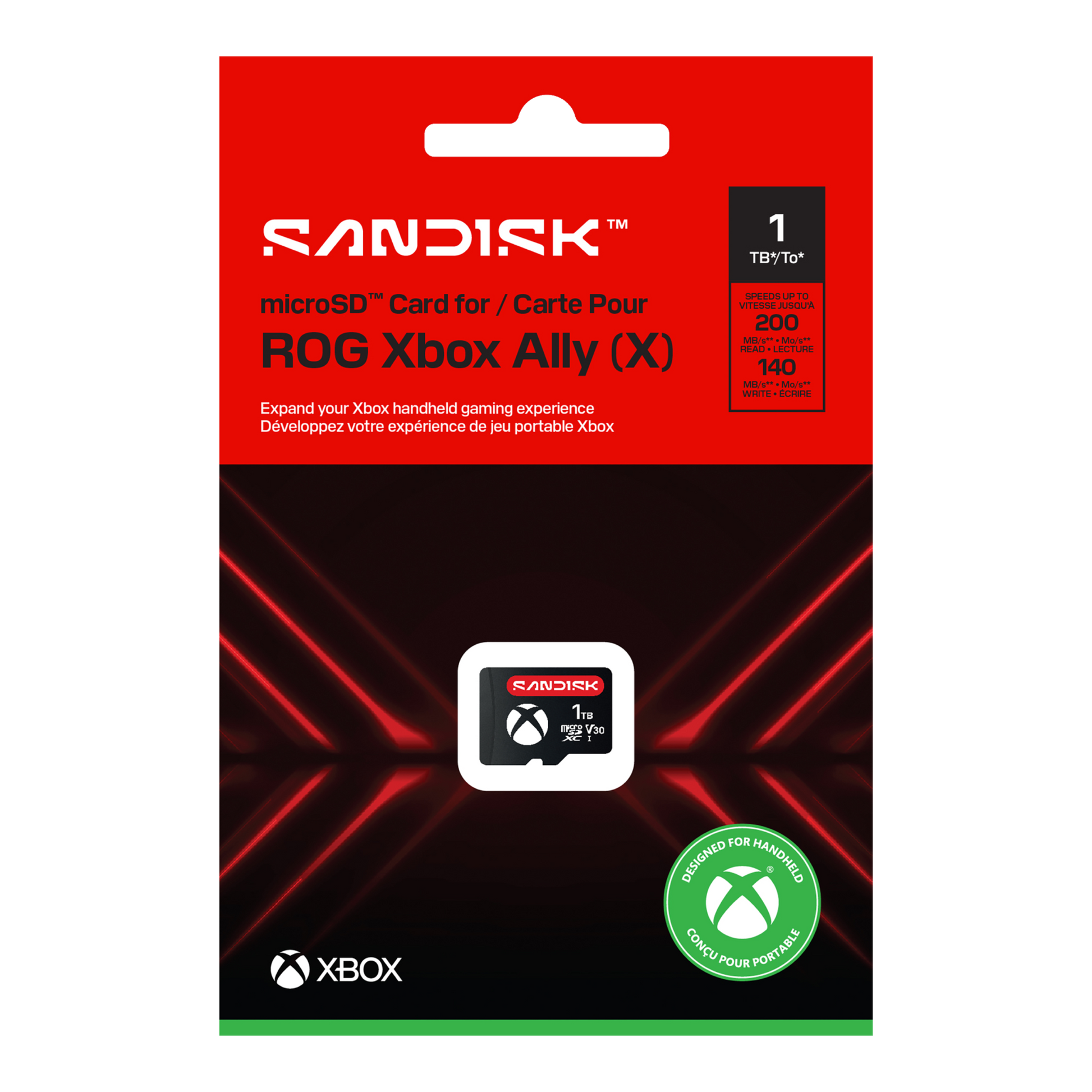 Sandisk® microSD™ Card for ROG Xbox Ally (X) Officially Xbox Licensed SQXKN (512GB/ 1TB/ 2TB)-Data Storage-futuromic