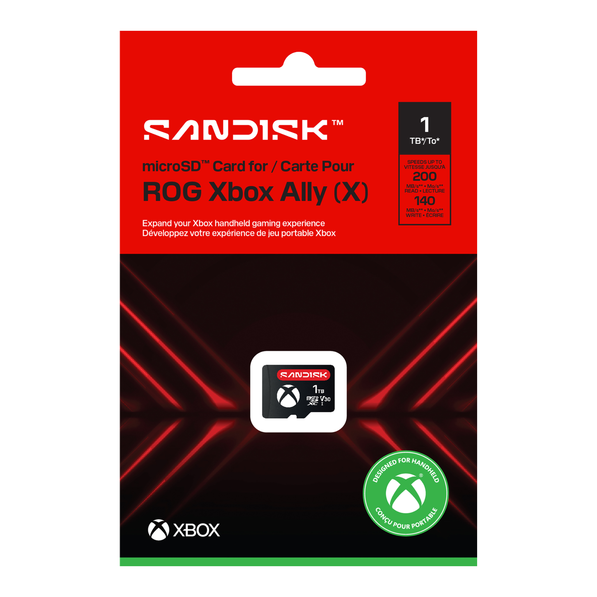 Sandisk® microSD™ Card for ROG Xbox Ally (X) Officially Xbox Licensed SQXKN (512GB/ 1TB/ 2TB)-Data Storage-futuromic