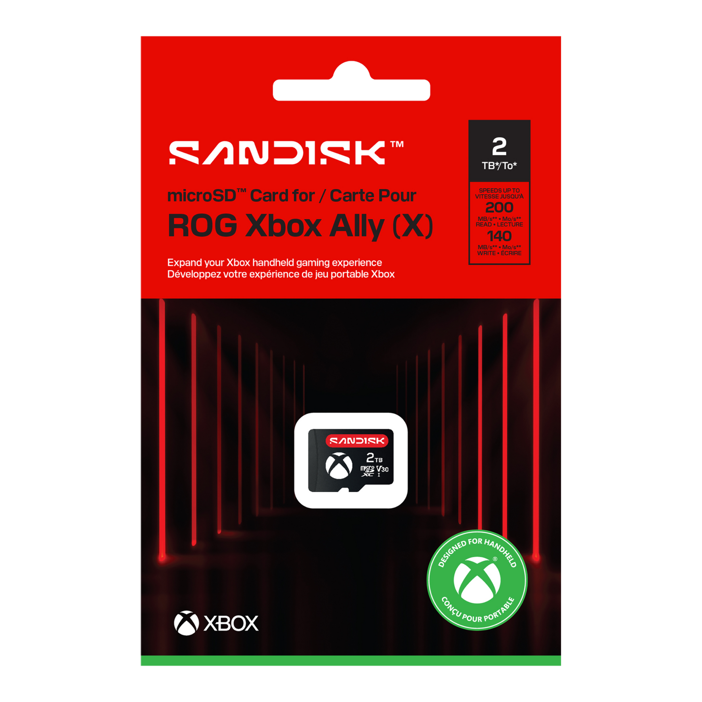 Sandisk® microSD™ Card for ROG Xbox Ally (X) Officially Xbox Licensed SQXKN (512GB/ 1TB/ 2TB)-Data Storage-futuromic