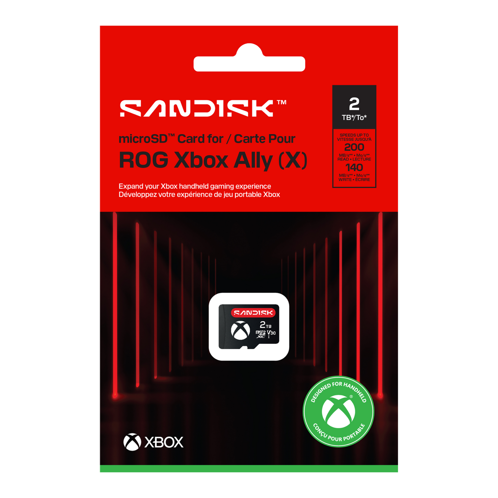 Sandisk® microSD™ Card for ROG Xbox Ally (X) Officially Xbox Licensed SQXKN (512GB/ 1TB/ 2TB)-Data Storage-futuromic