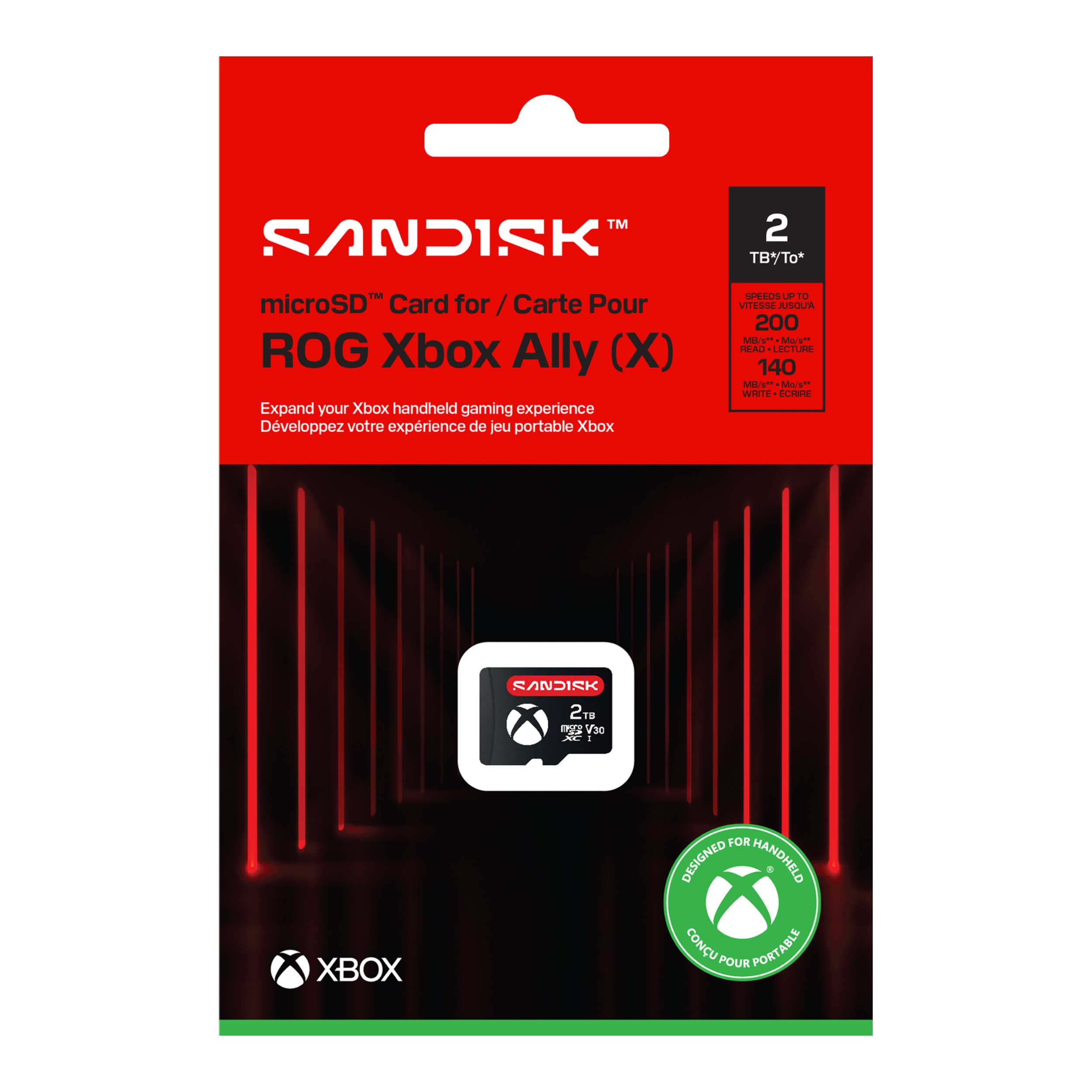 Sandisk® microSD™ Card for ROG Xbox Ally (X) Officially Xbox Licensed SQXKN (512GB/ 1TB/ 2TB)-Data Storage-futuromic