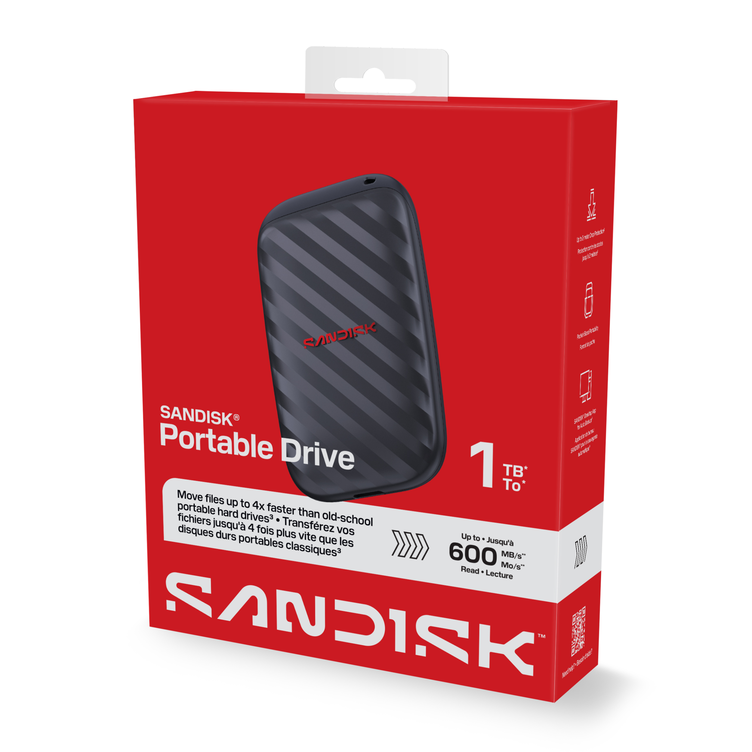 SANDISK® Portable Drive E10 (500GB/ 1TB) [SDSSDE10]-Data Storage-futuromic