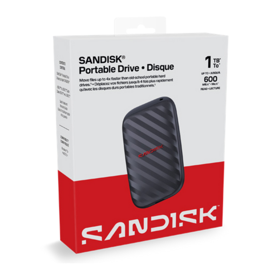 SANDISK® Portable Drive E10 (1TB)-Data Storage-futuromic
