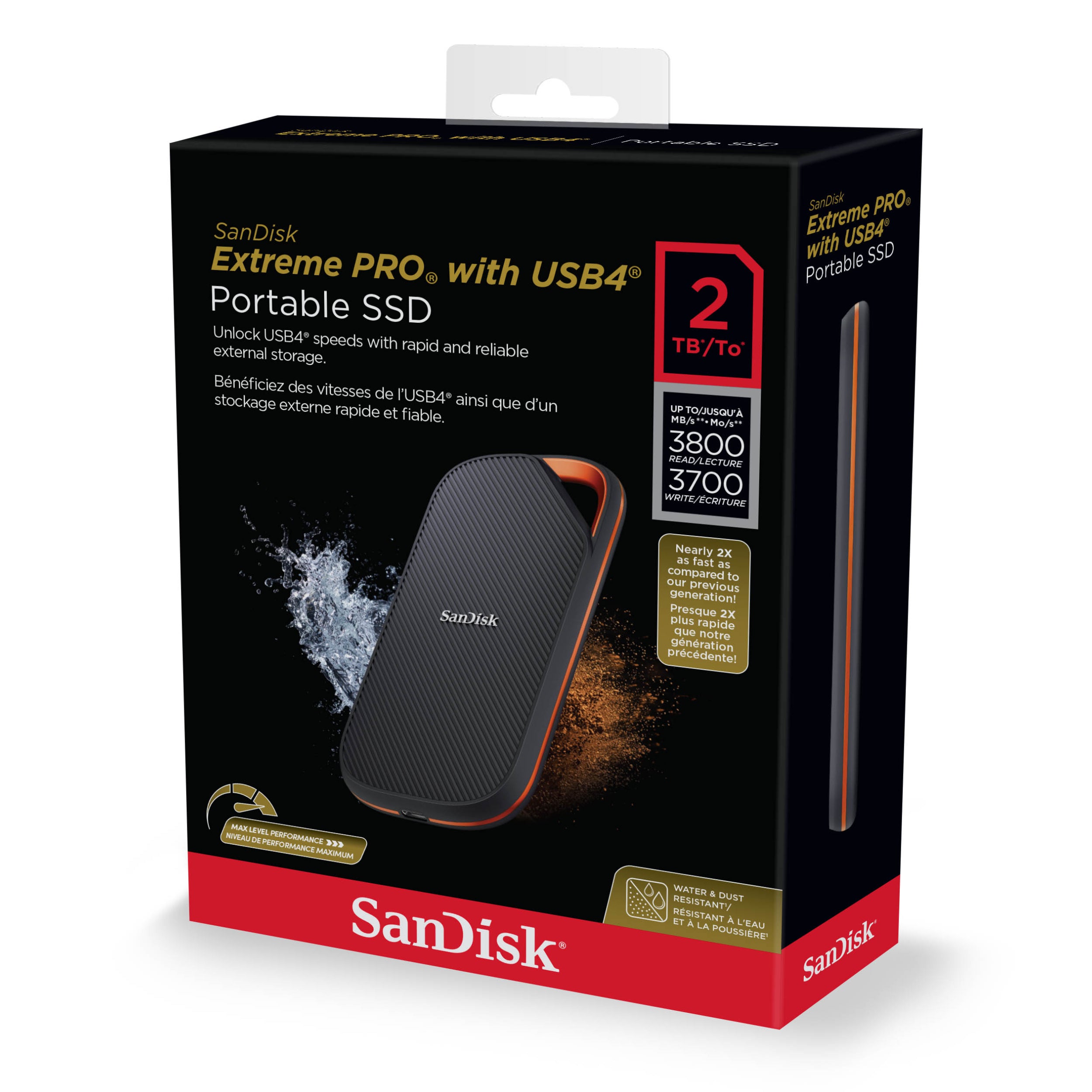 SanDisk Extreme PRO E82 with USB4® Portable SSD – Tick Tech Go