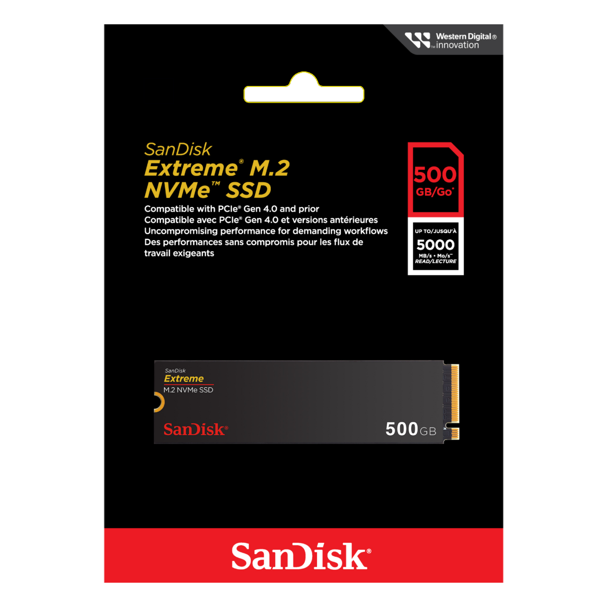 SanDisk Extreme M.2 NVMe PCIe Gen 4.0 Internal SSD (SDSSDX3N)-Data Storage-futuromic