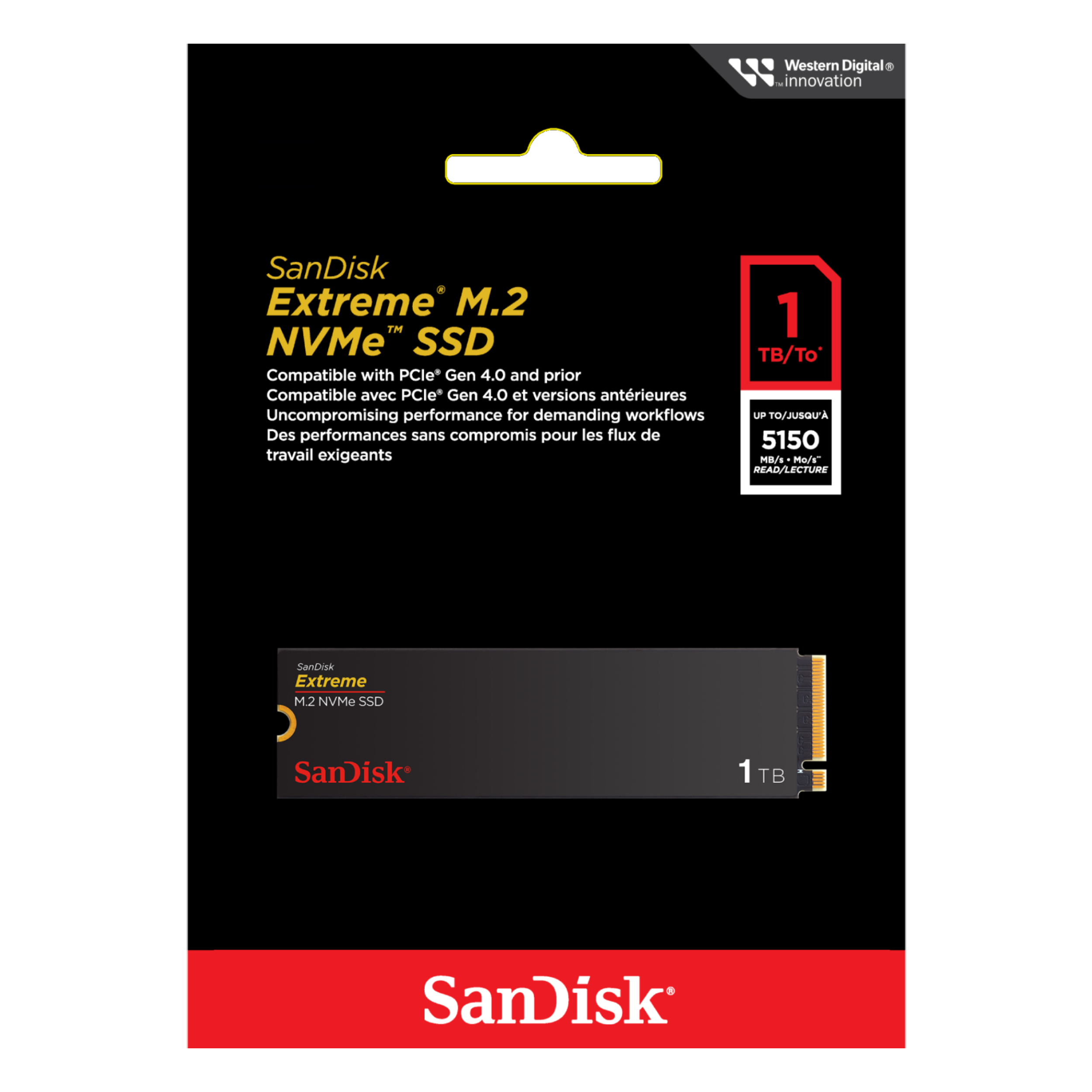 SanDisk Extreme M.2 NVMe PCIe Gen 4.0 Internal SSD (SDSSDX3N)-Data Storage-futuromic