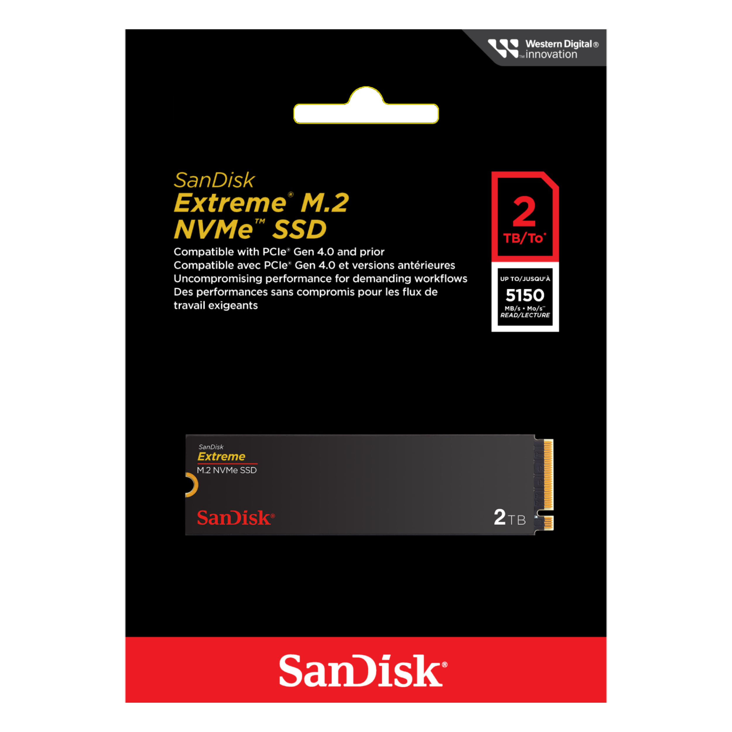 SanDisk Extreme M.2 NVMe PCIe Gen 4.0 Internal SSD (SDSSDX3N)-Data Storage-futuromic