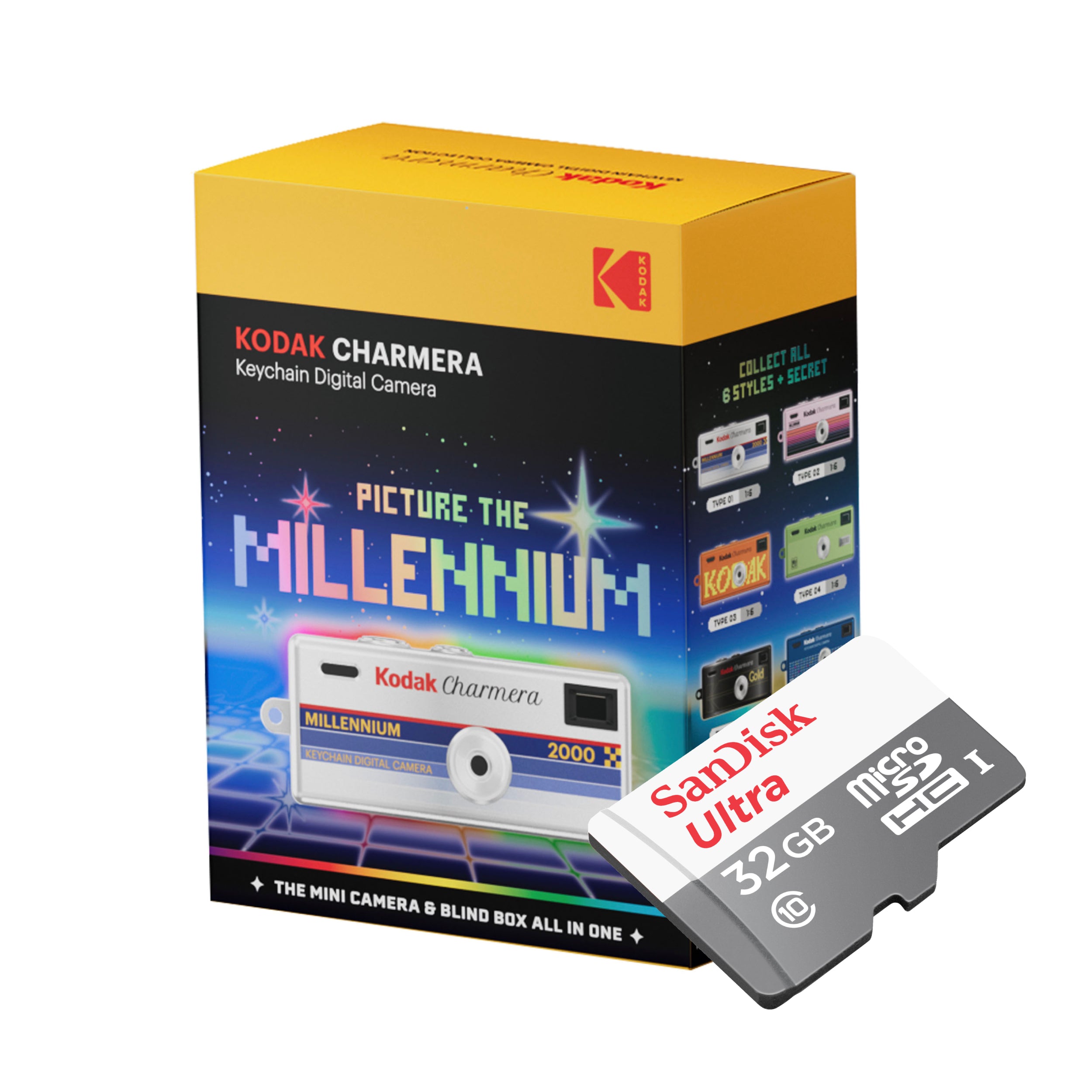 KODAK CHARMERA - MILLENNIUM Keychain Digital Camera [Blind Box]-Digital Compact Cameras-futuromic