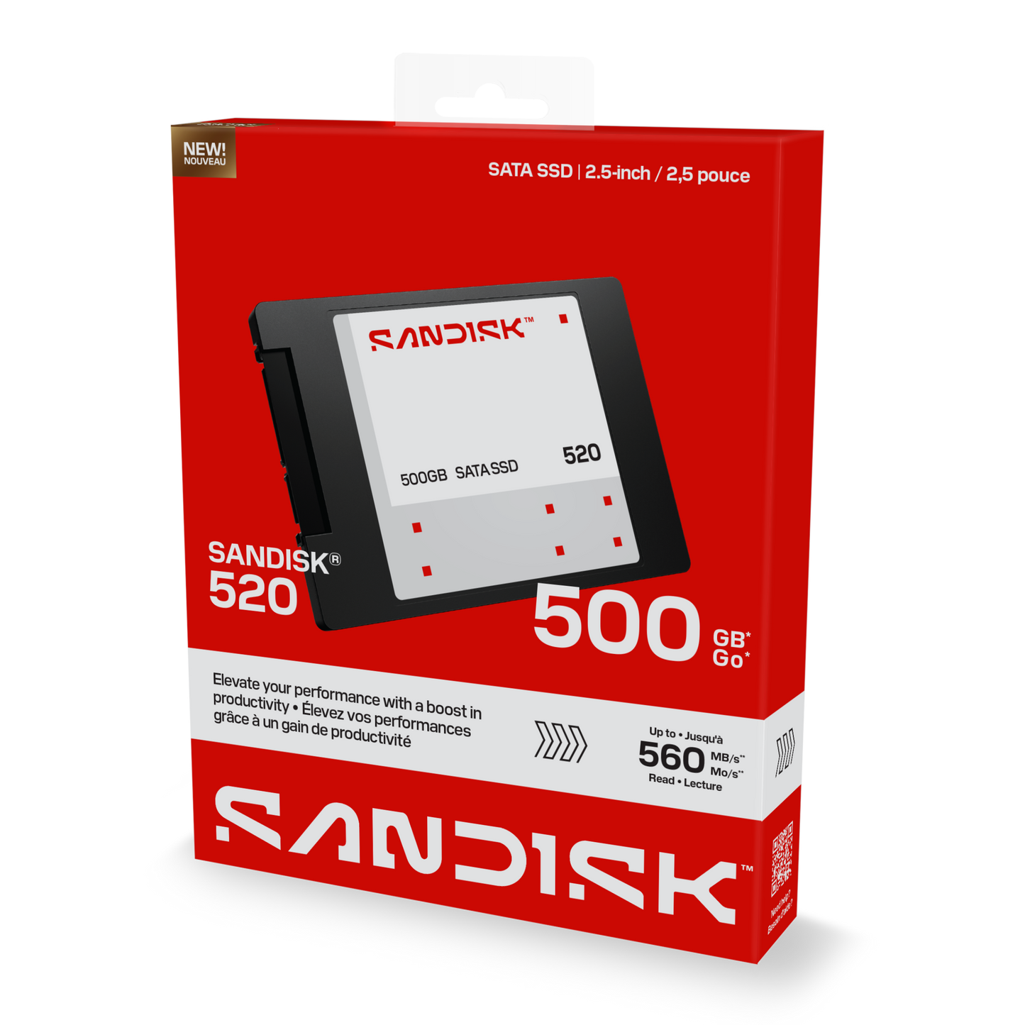 SANDISK® 520 SATA Internal SSD (500GB/ 1TB/ 2TB)