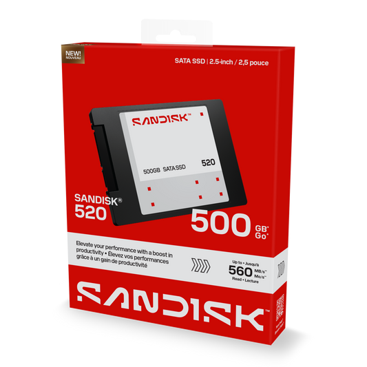 SANDISK® 520 SATA Internal SSD (500GB/ 1TB/ 2TB)-Data Storage-futuromic
