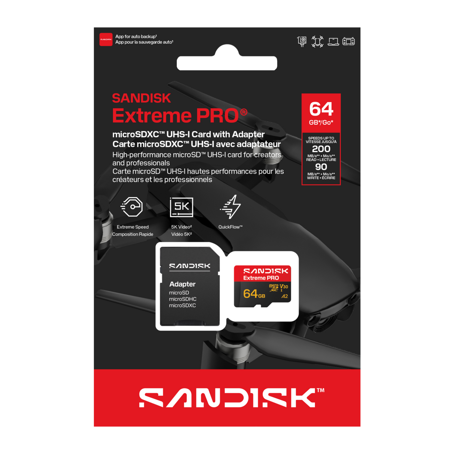 SANDISK Extreme PRO® microSD™ UHS-I Card (64GB/ 128GB)-Data Storage-futuromic