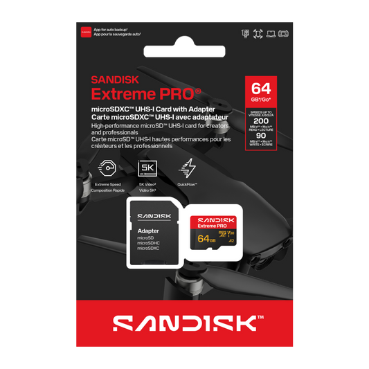 SANDISK Extreme PRO® microSD™ UHS-I Card (64GB/ 128GB)-Data Storage-futuromic
