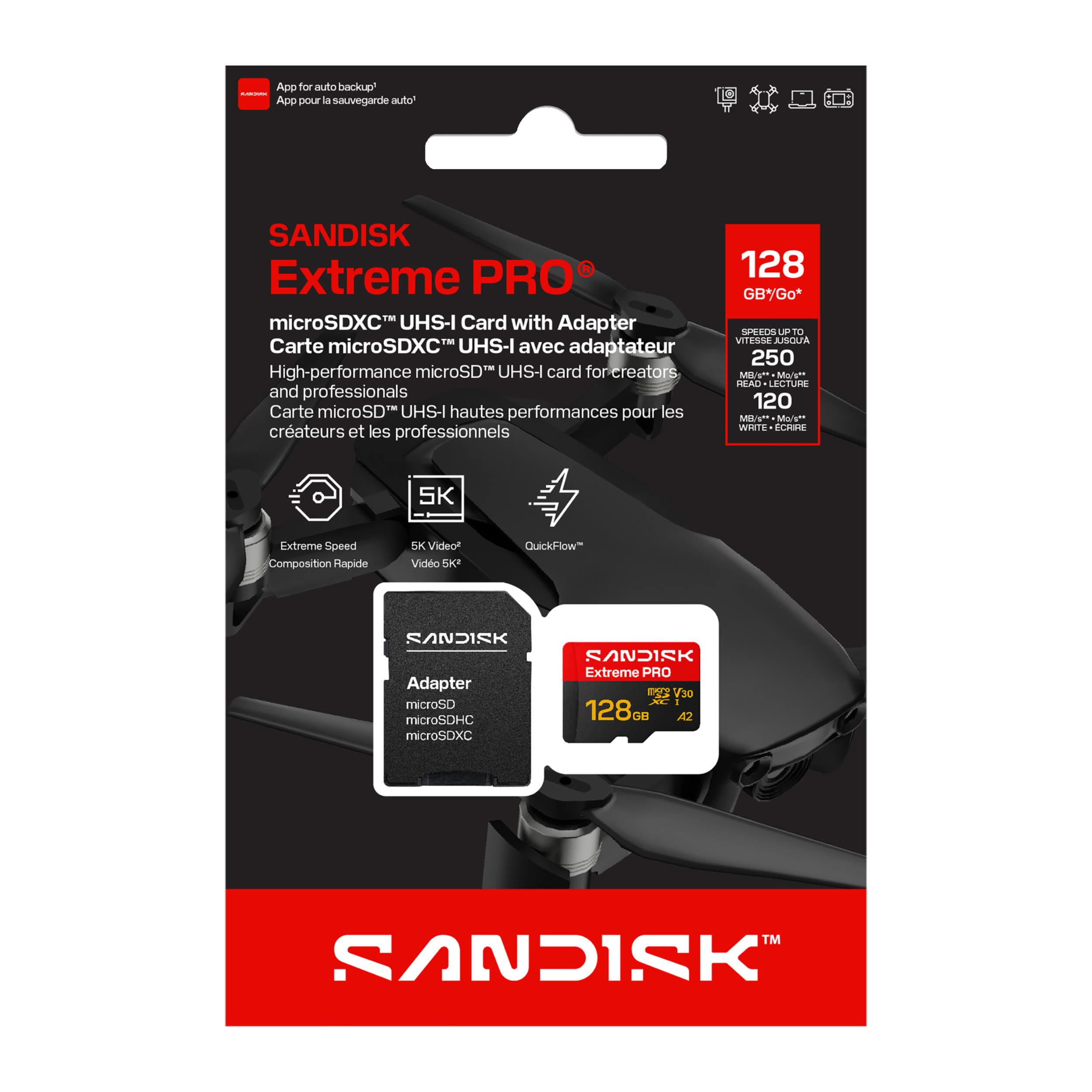 SANDISK Extreme PRO® microSD™ UHS-I Card (64GB/ 128GB)-Data Storage-futuromic