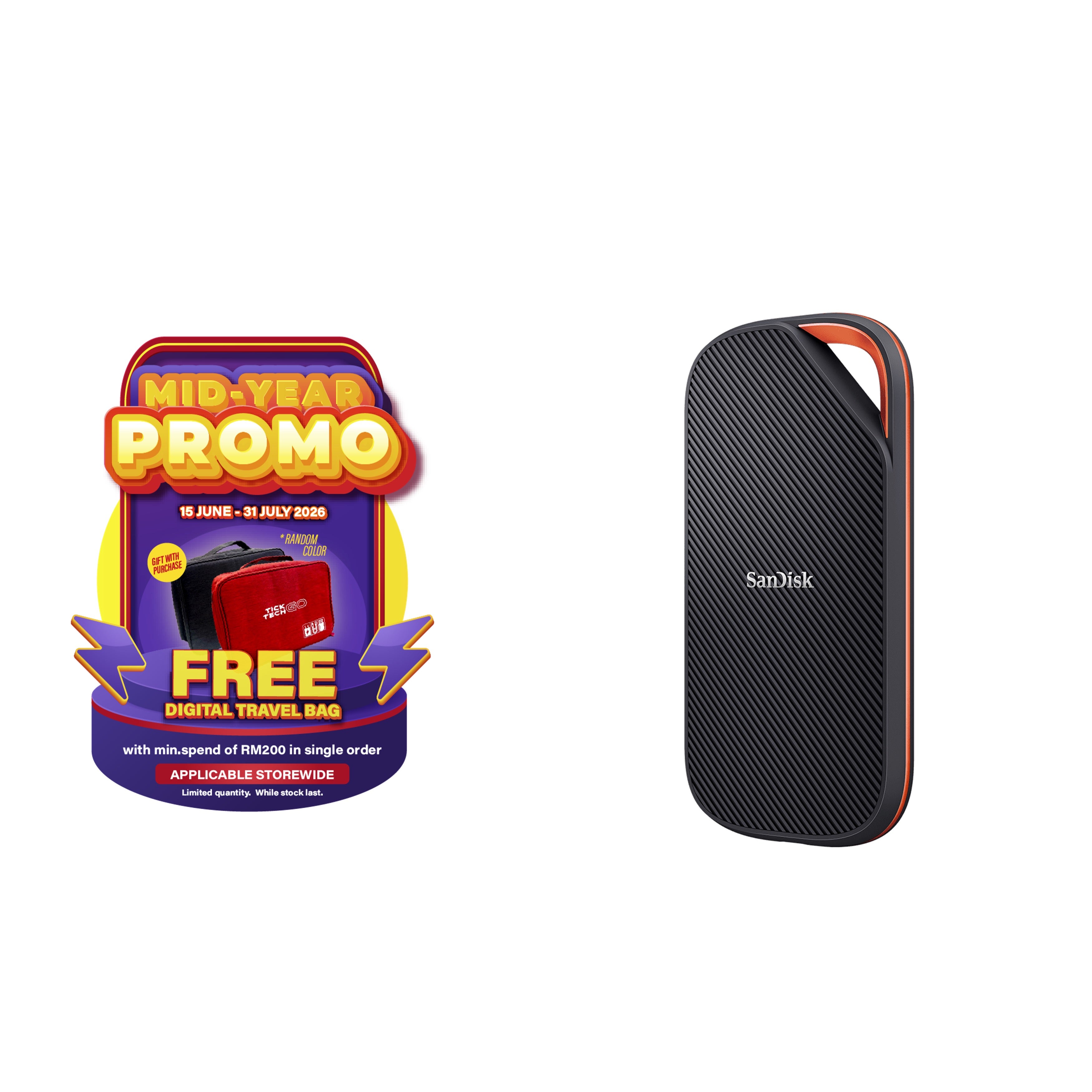 SanDisk Extreme PRO E82 with USB4® Portable SSD – Tick Tech Go