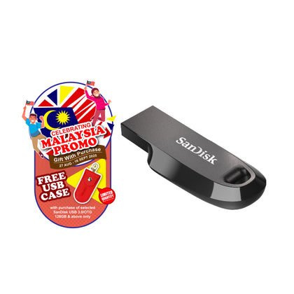 SanDisk Ultra Curve CZ550 USB 3.2 Flash Drive-Data Storage-futuromic