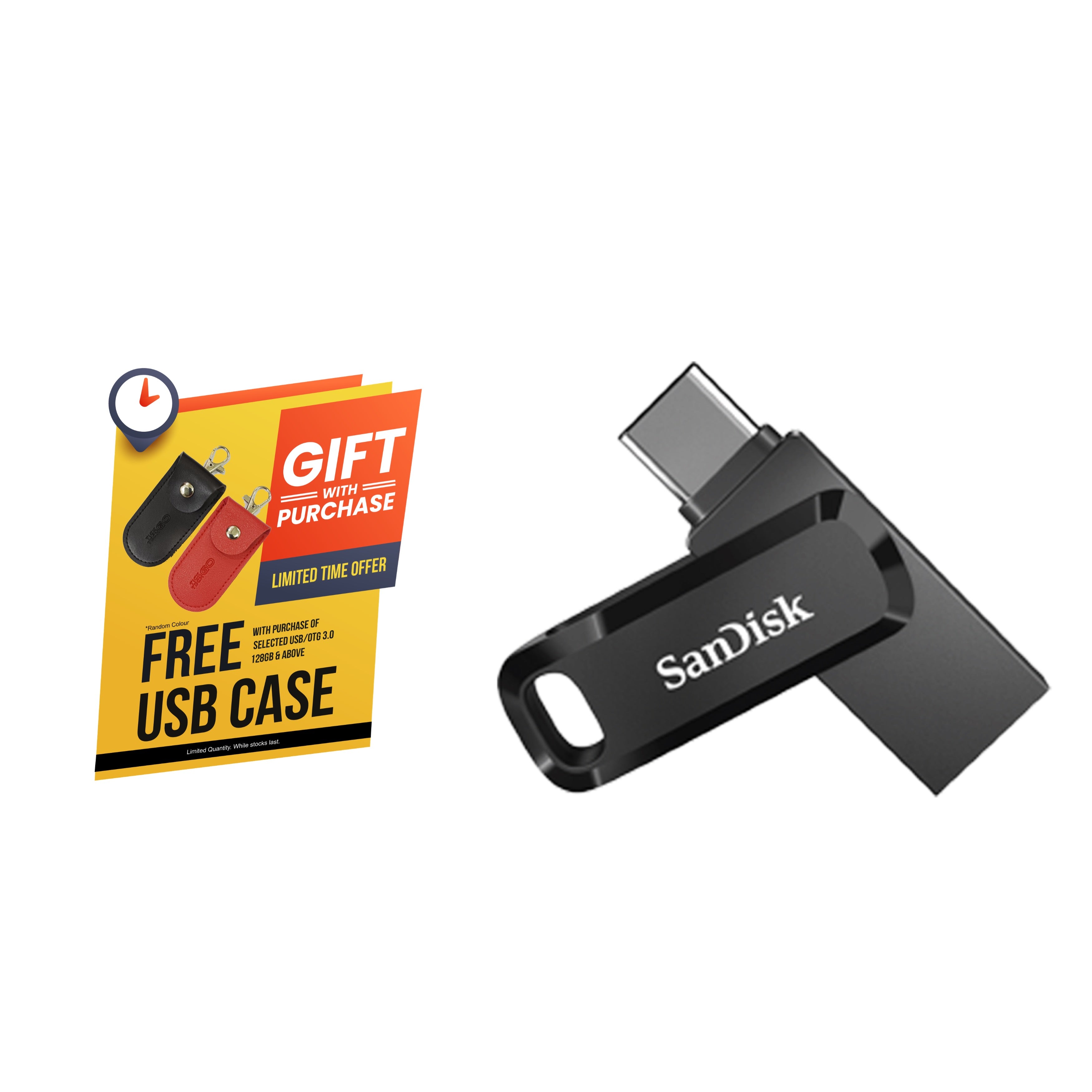 SanDisk Ultra Dual Drive Go USB Type-C OTG USB 3.2 Flash Drive for Android Smartphone, Computers & Tablets-Data Storage-futuromic