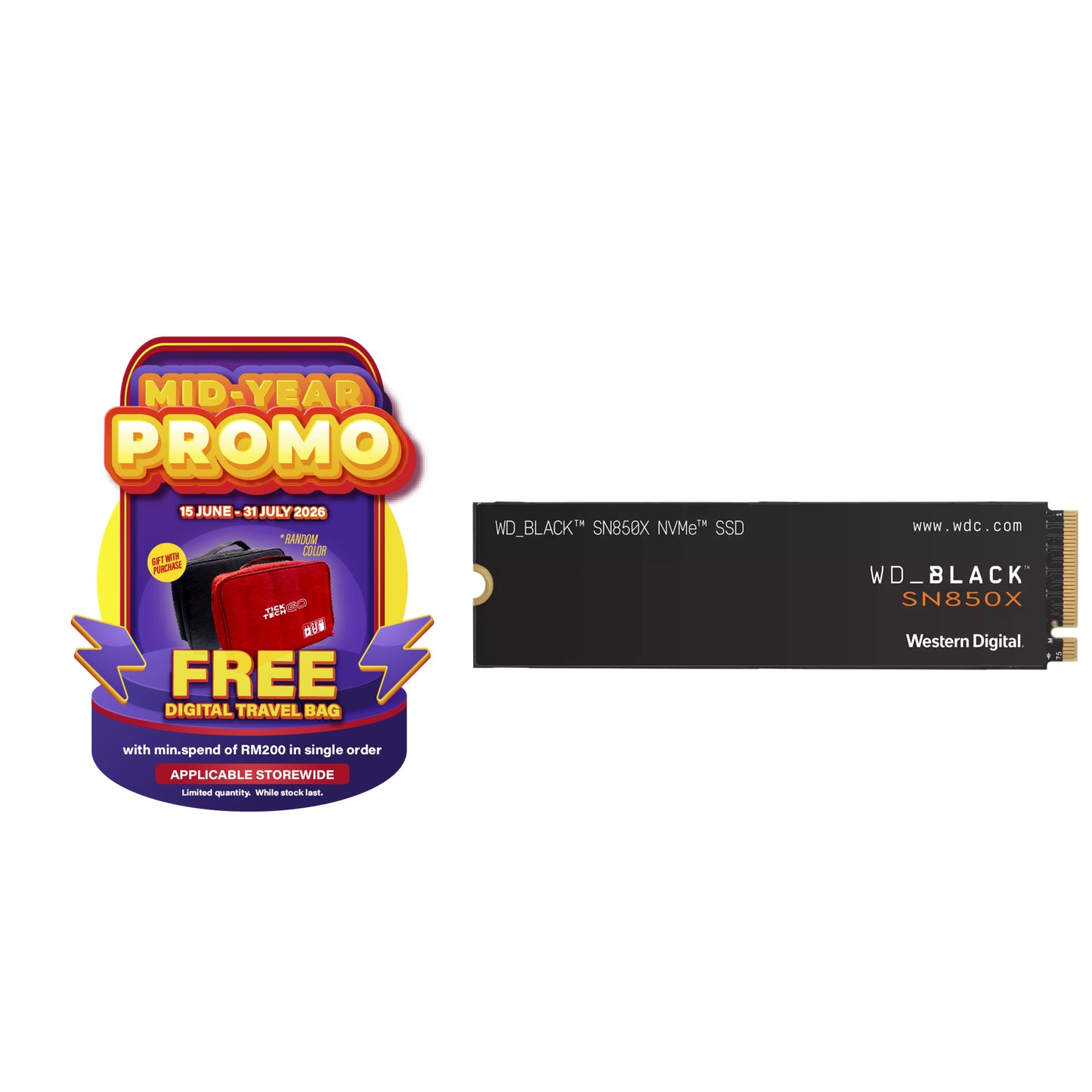 WD_BLACK™ SN850X NVMe™ SSD w/o Heatsink-Data Storage-futuromic