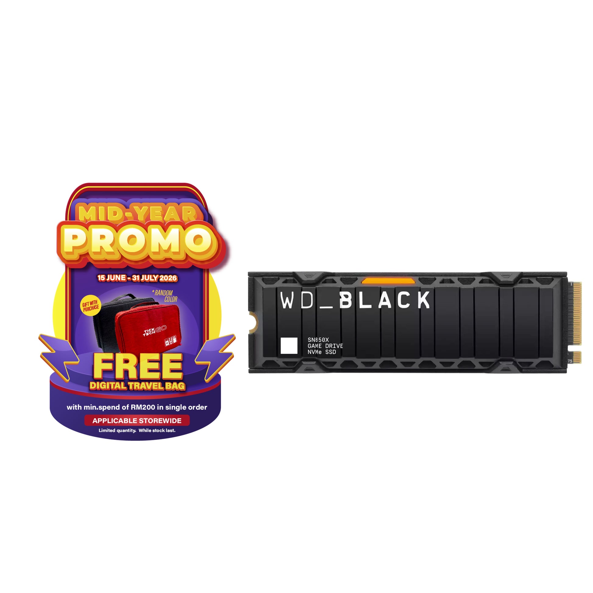 WD_BLACK™ SN850X NVMe™ SSD with Heatsink-Data Storage-futuromic