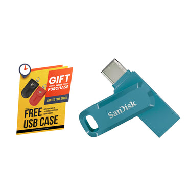 SanDisk Ultra Dual Drive Go USB Type-C OTG USB 3.2 Flash Drive for Android Smartphone, Computers & Tablets (Absinthe Green/ Navagio Bay/ Lavender))-Data Storage-futuromic