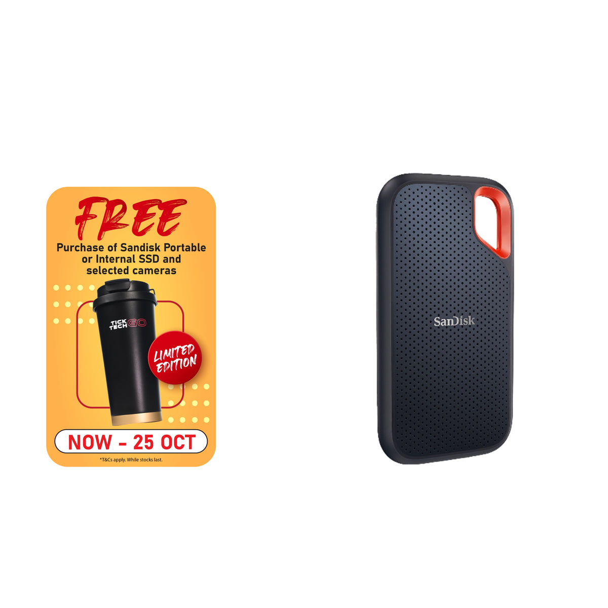 SanDisk Extreme Portable SSD E61 1050MB/s Type-C IP65 Shock-Resistant Water-Resistant Drop Protection-Data Storage-futuromic