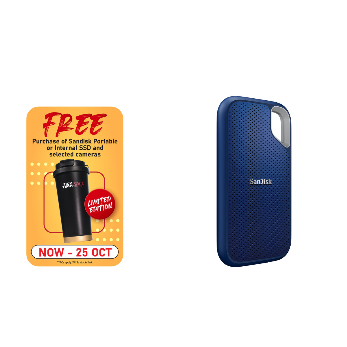 SanDisk Extreme Portable SSD E61 1050MB/s Type-C IP65 Shock-Resistant Water-Resistant Drop Protection-Data Storage-futuromic