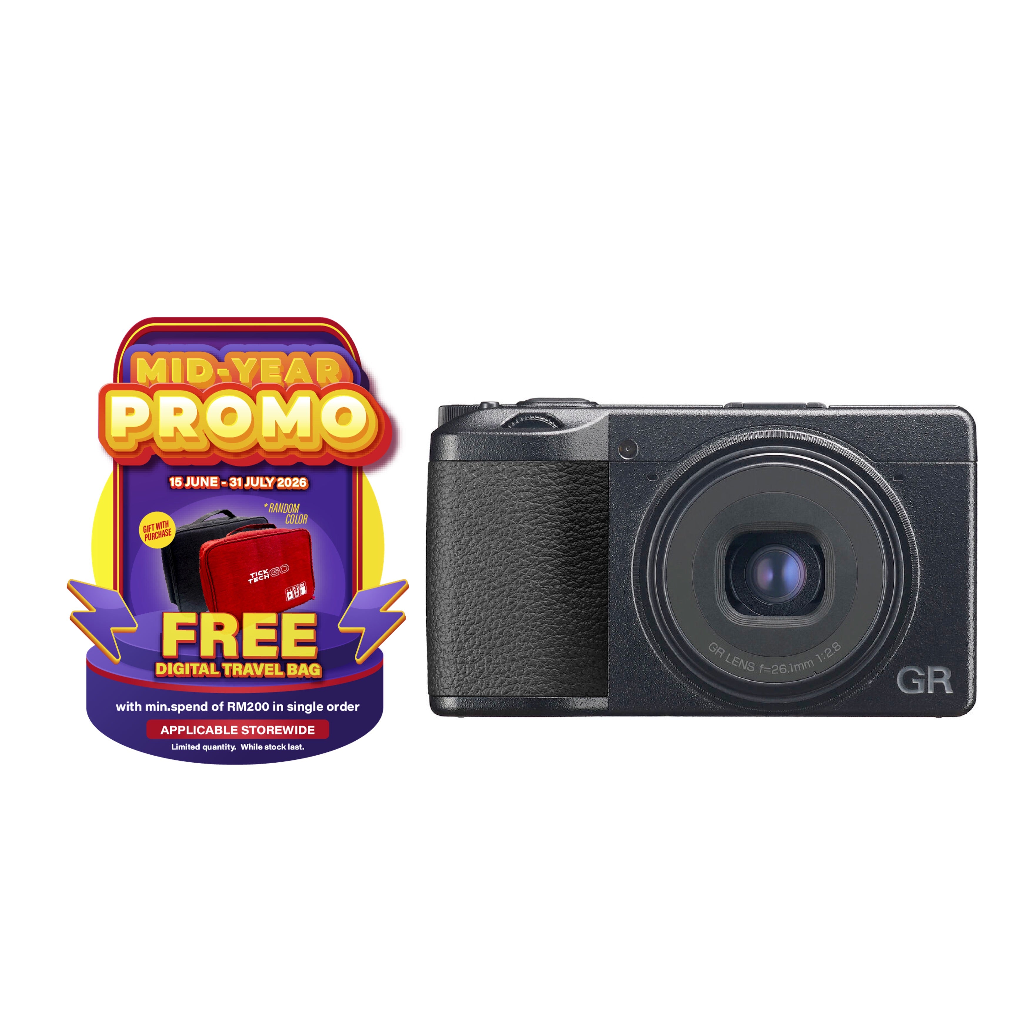 Ricoh GR IIIx HDF Digital Camera [Bundle Packages]-Digital Compact Cameras-futuromic