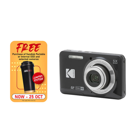 KODAK PIXPRO FZ55 Digital Camera [FRIENDLY ZOOM]-Digital Compact Cameras-futuromic