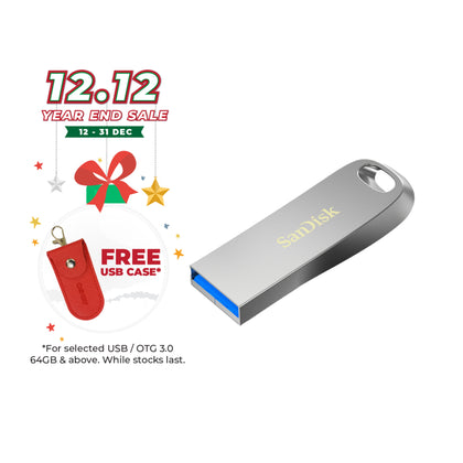 SanDisk Ultra Luxe CZ74 USB 3.2 Gen 1 Flash Drive-Data Storage-futuromic