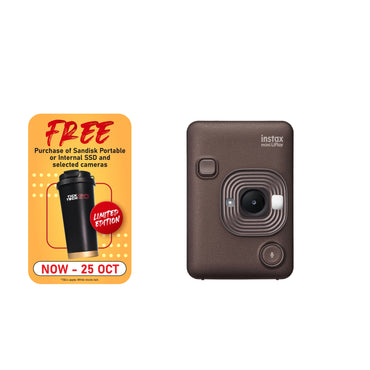 FUJIFILM INSTAX Mini LiPlay 2 in 1 Hybrid Instant Camera (New Colors)-Instant Camera-futuromic
