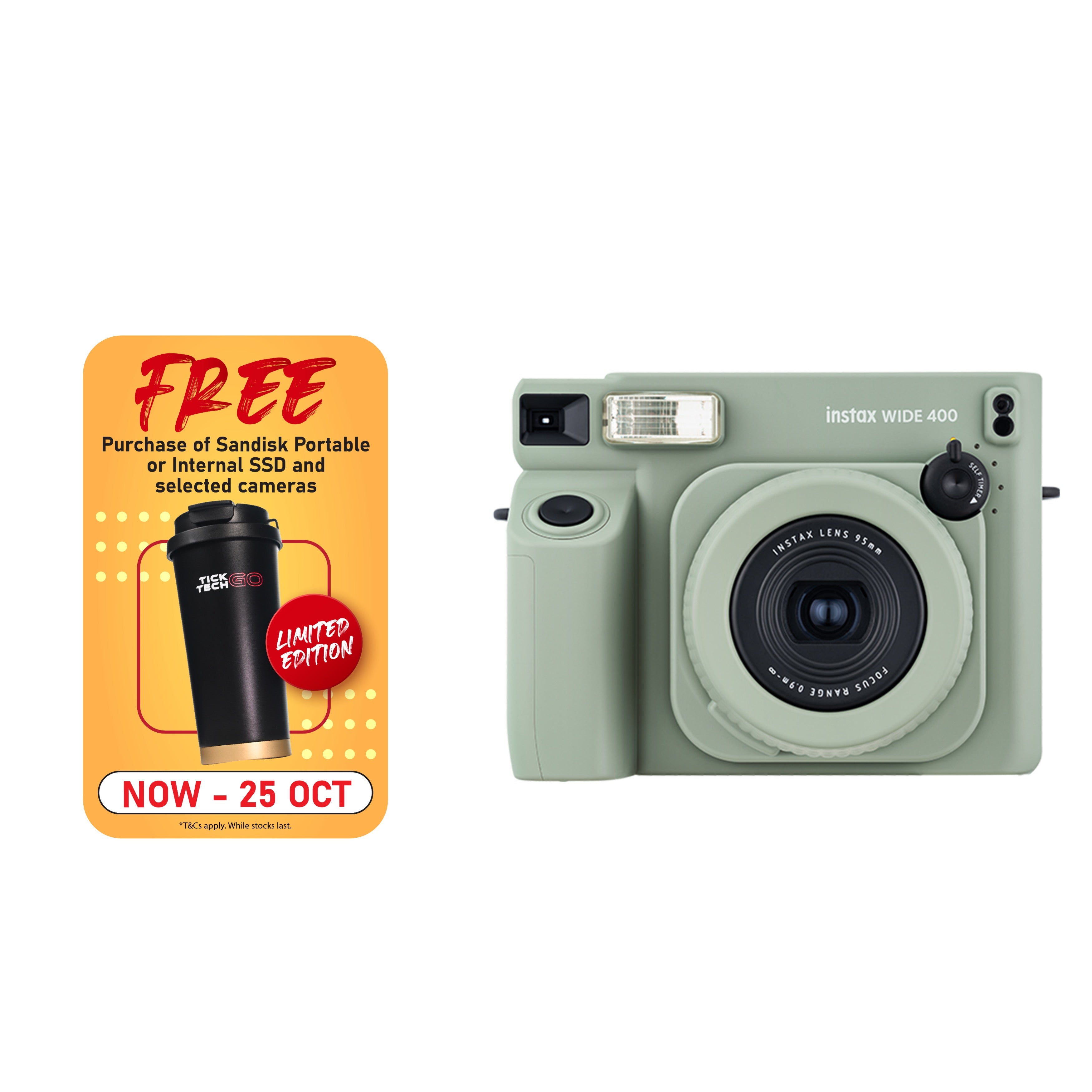 FUJIFILM Instax Wide 400 Instant Film Camera-Instant Camera-futuromic