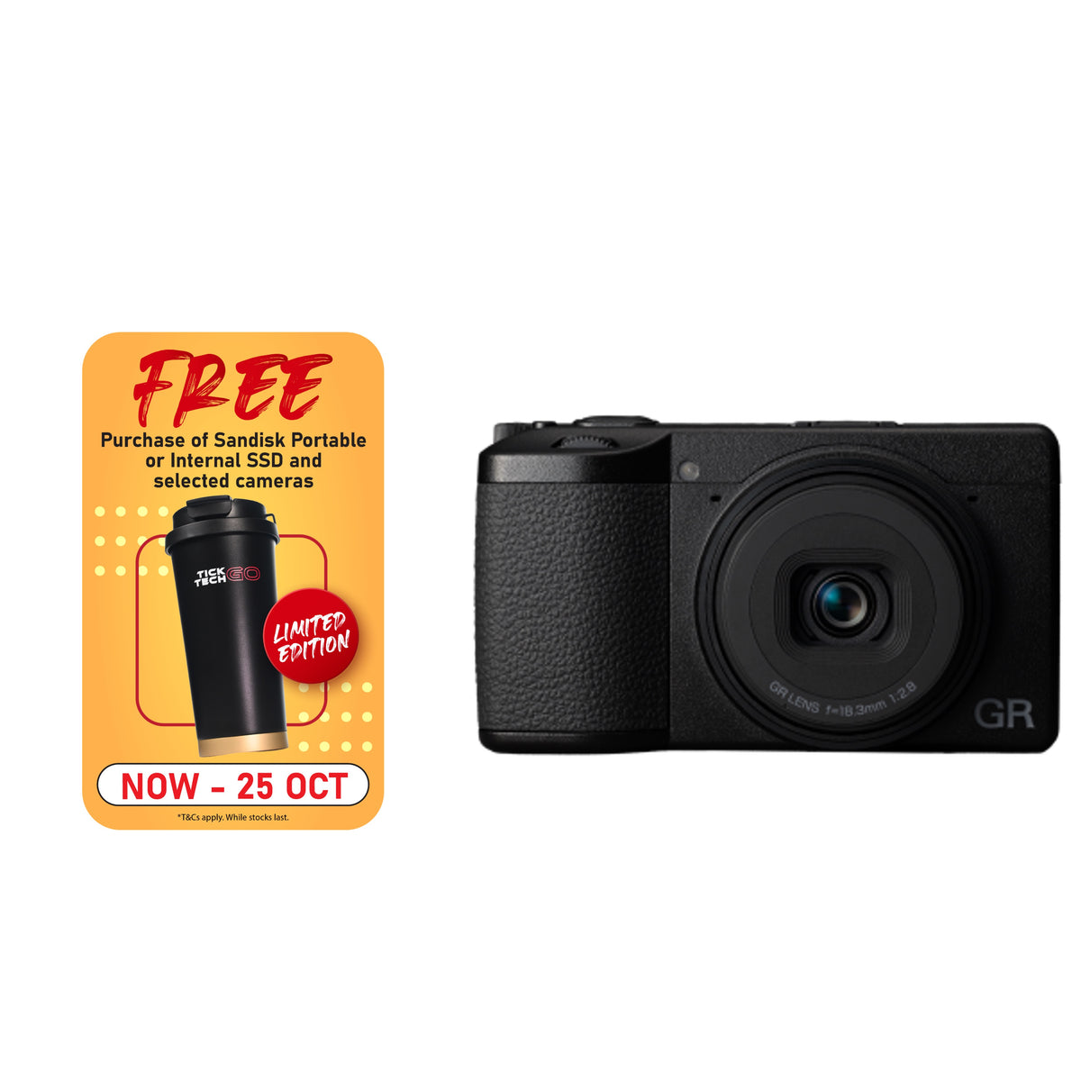 Ricoh GR IIIx HDF Digital Camera [Bundle Packages]-Digital Compact Cameras-futuromic