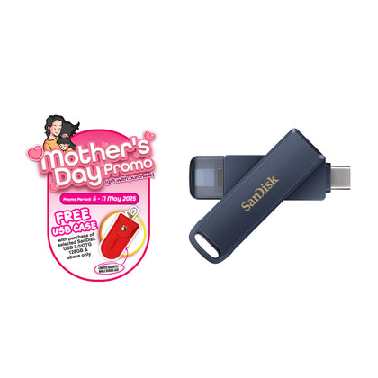 SanDisk Phone Drive USB Flash Drive for iPhone, Lightning and USB Type-C (64GB/ 128GB/ 256GB)-Data Storage-futuromic