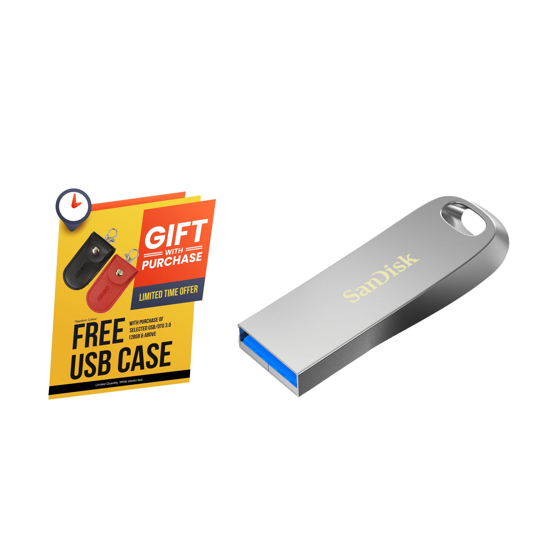 SanDisk Ultra Luxe CZ74 USB 3.2 Gen 1 Flash Drive-Data Storage-futuromic
