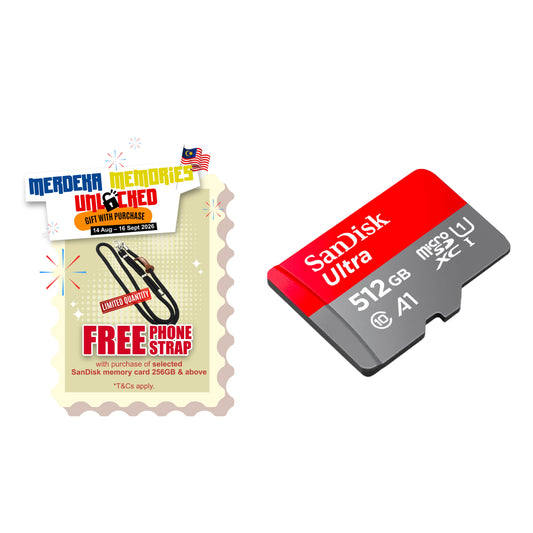 SanDisk Ultra microSDHC/SDXC UHS-I Class 10 U1 A1 98MB/s - 150MB/s Memory Card (No Adapter)-Data Storage-futuromic