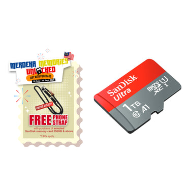 SanDisk Ultra microSDHC/SDXC UHS-I Class 10 U1 A1 98MB/s - 150MB/s Memory Card (No Adapter)-Data Storage-futuromic