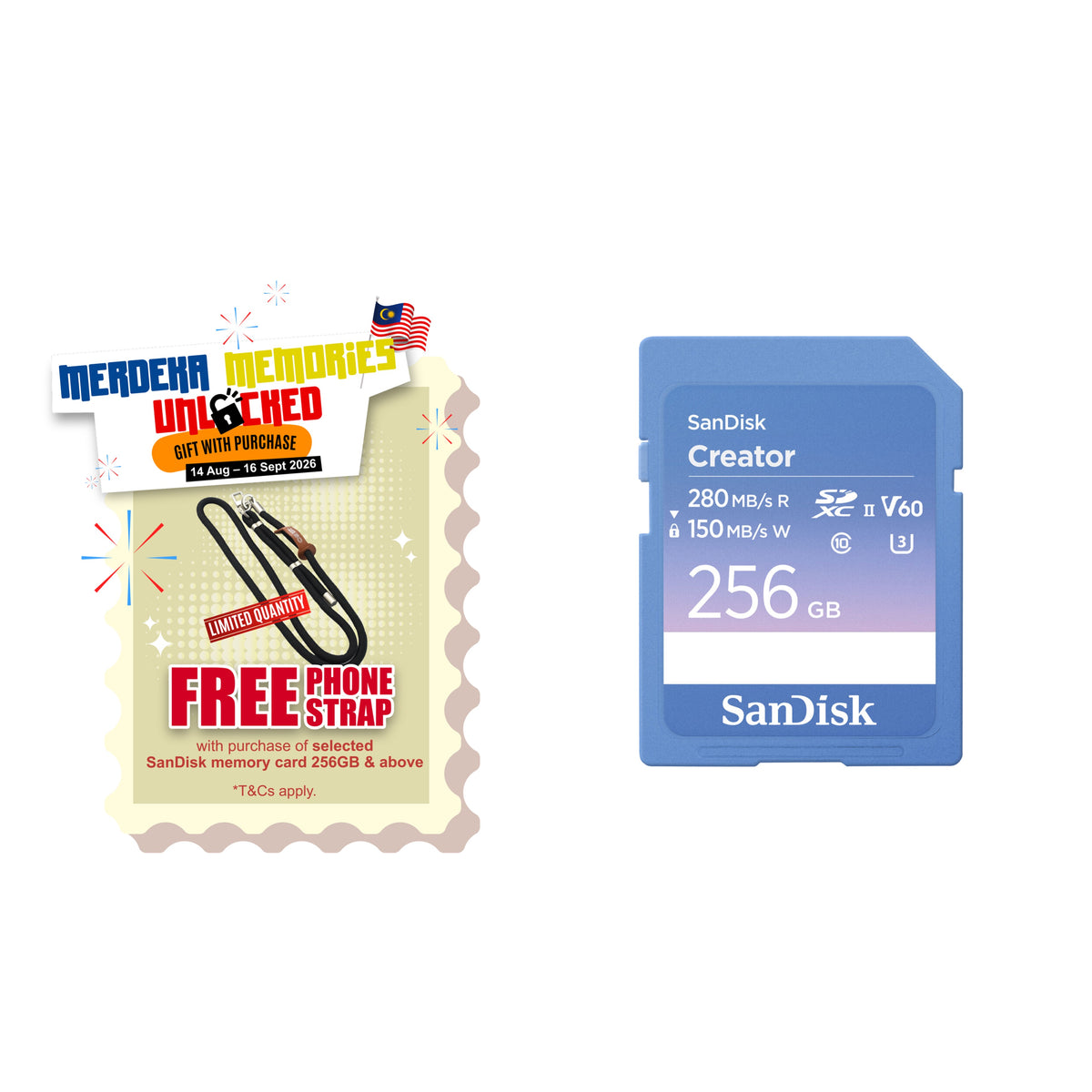 SanDisk Creator SD UHS-II Card (128GB/ 256GB/ 512GB)-Data Storage-futuromic