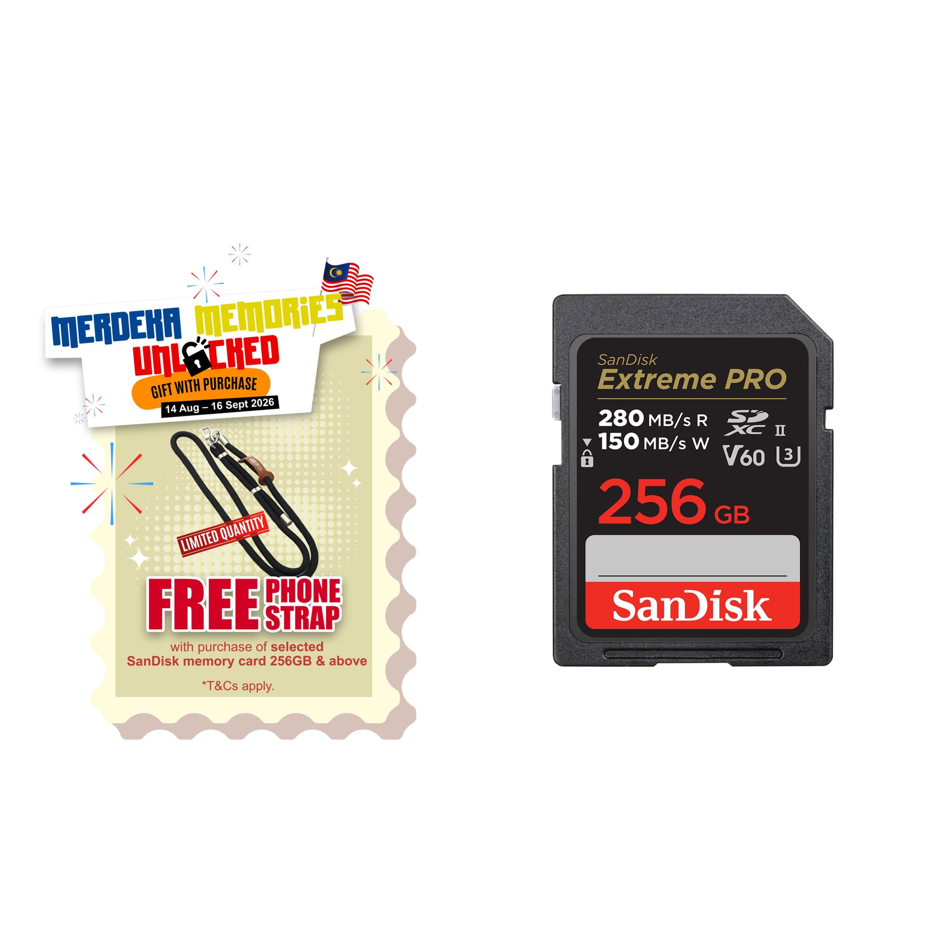 SanDisk Extreme PRO SDXC™ UHS-II Card (V60) [SDSDXEP] (64GB/ 128GB/ 256GB)-Data Storage-futuromic