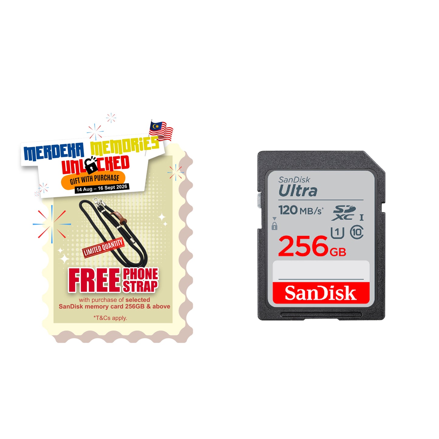 SanDisk Ultra SDHC/SDXC UHS-I Class 10 (120MB/s) Memory Card-Data Storage-futuromic
