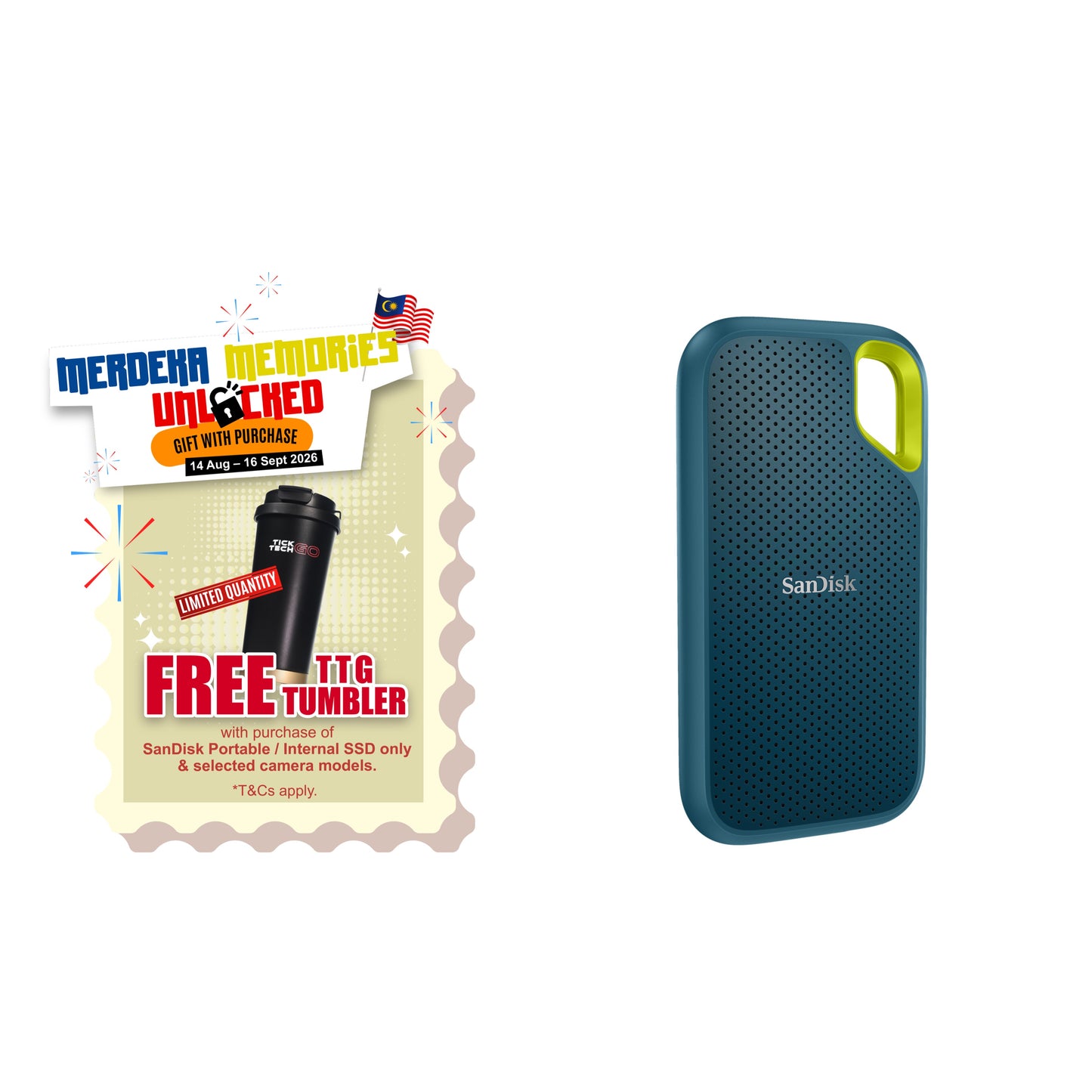SanDisk Extreme Portable SSD E61 1050MB/s Type-C IP65 Shock-Resistant Water-Resistant Drop Protection-Data Storage-futuromic