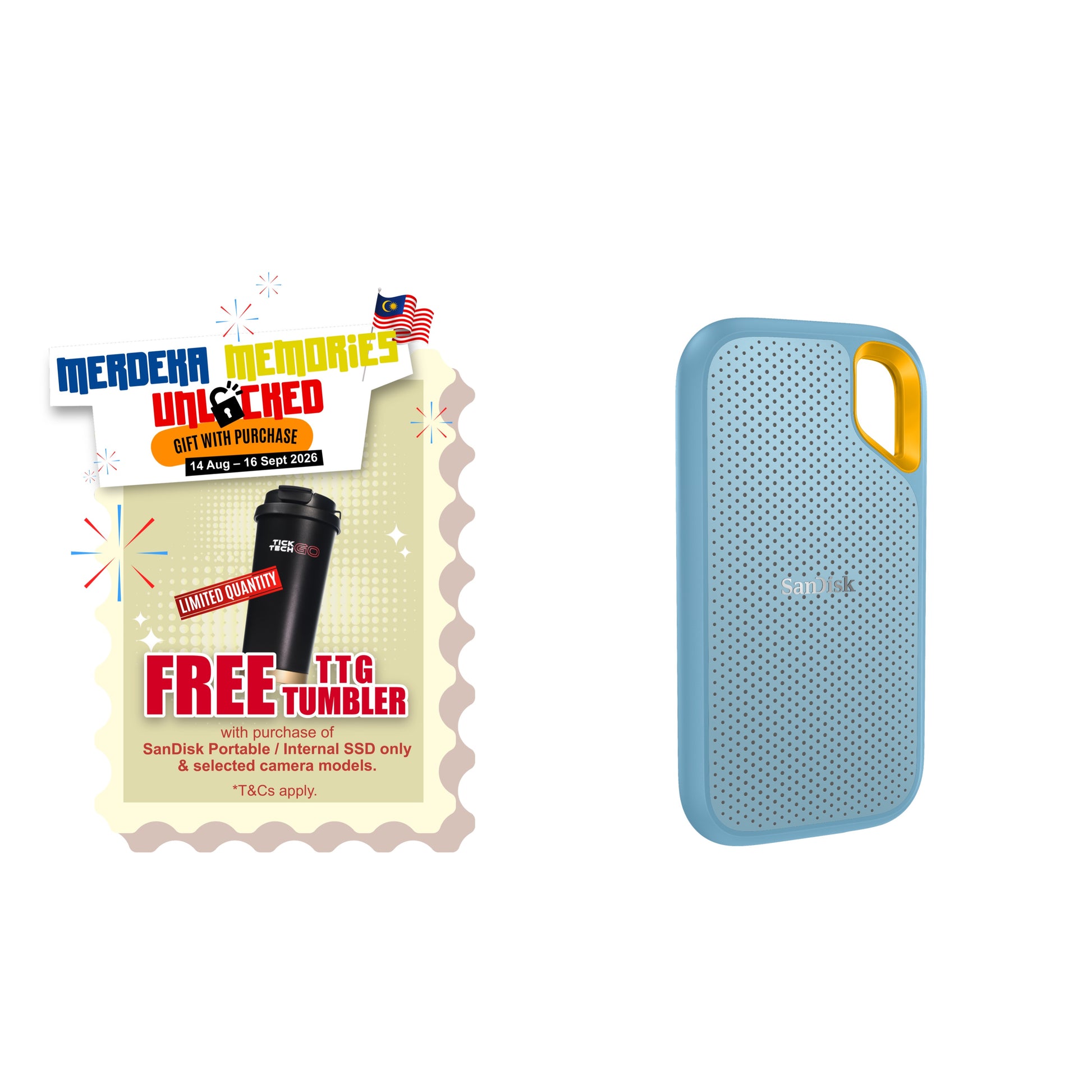 SanDisk Extreme Portable SSD E61 1050MB/s Type-C IP65 Shock-Resistant Water-Resistant Drop Protection-Data Storage-futuromic